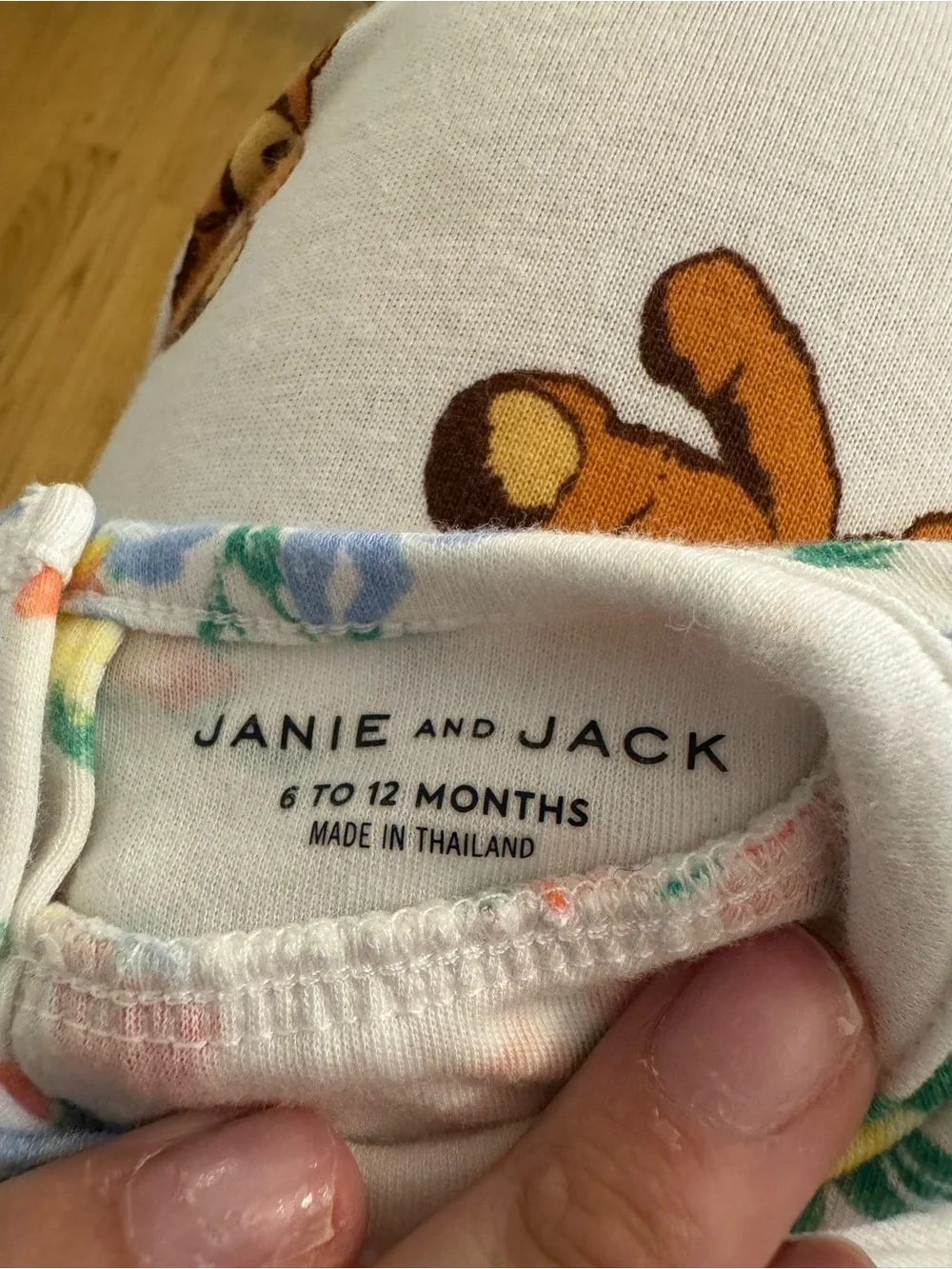 Janie and Jack Floral Ruffle Romper | 6–12 Months
